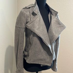 Grey Moto Jacket